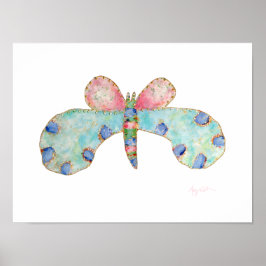 Bluebell Vlinder Print