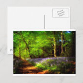 Bluebell wood briefkaart (Voorkant / Achterkant)