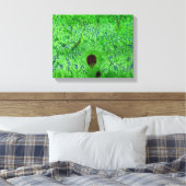 Bluebell Wood Egel Schilderend Lentbos Canvas Afdruk (Insitu (Slaapkamer))