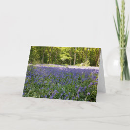 Bluebell Wood Folded Greetings Kaart