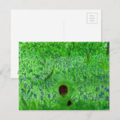 Bluebell Wood Hedégel Briefkaart (Voorkant / Achterkant)