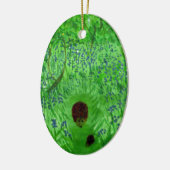 Bluebell Wood Hedégel Keramisch Ornament (Links)