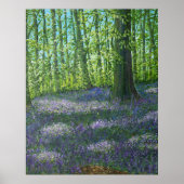 Bluebell Wood Poster (Voorkant)