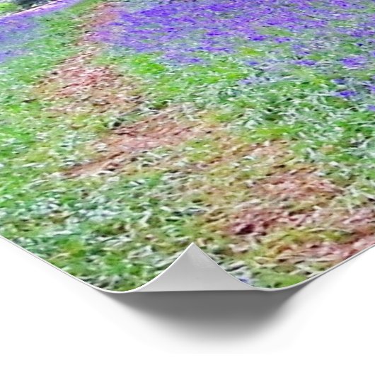 Bluebell wood poster (Hoek)