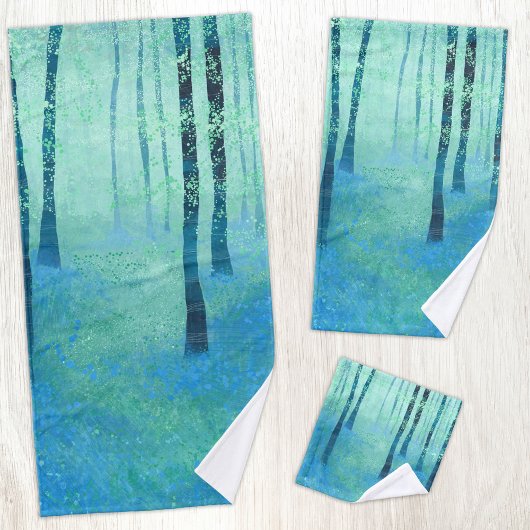 Bluebell Woodland Bad Handdoek