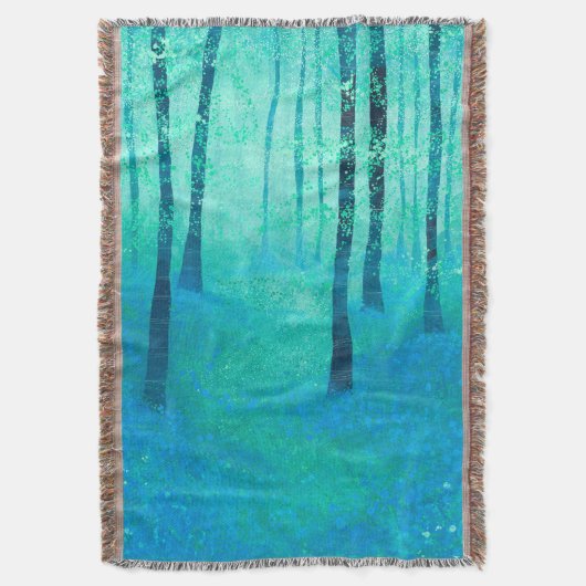 Bluebell Woodland Deken (Voorkant Verticaal)