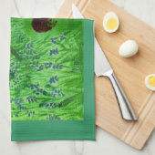 Bluebell Woodland Hedégs Spring Green Theedoek (Quarter Fold)