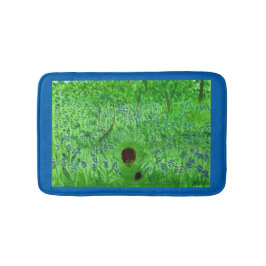 Bluebell Woodland Hedghogs Badmat