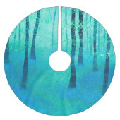 Bluebell Woodland Kerstboom Rok (Voorkant)