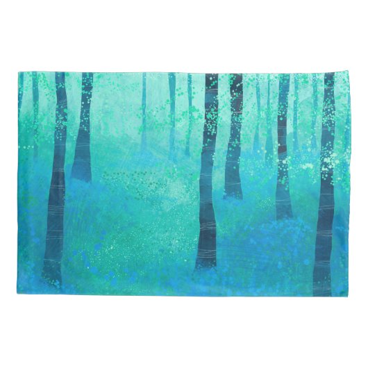 Bluebell Woodland Kussensloop (Achterkant-Links)