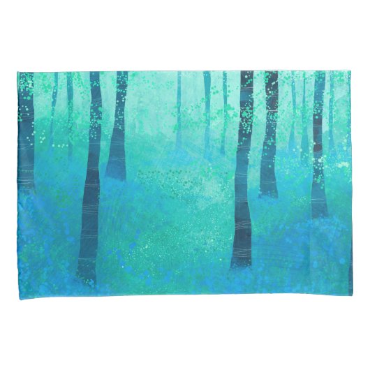 Bluebell Woodland Kussensloop (Voorkant-Rechts)