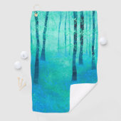 Bluebell Woodland Paiinting Golfhanddoek (Insitu)