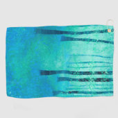 Bluebell Woodland Paiinting Golfhanddoek (Horizontaal)