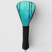 Bluebell Woodland Paiinting Golfheadcover (Voorkant)