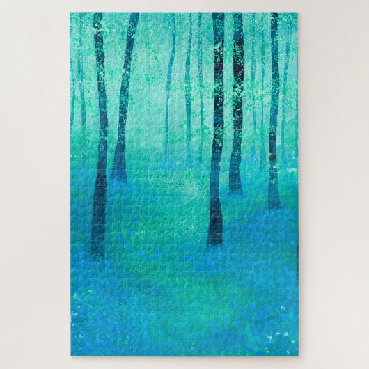 Bluebell Woodland Paiinting Legpuzzel (Verticaal)