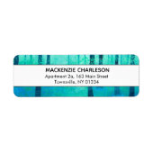 Bluebell Woodland Painting Address Etiket (Voorkant)