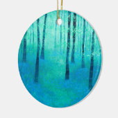 Bluebell Woodland Painting Keramisch Ornament (Links)
