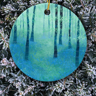 Bluebell Woodland Painting Keramisch Ornament