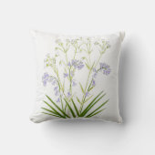 Bluebells and stitchwort Throw Pillow Kussen (Voorkant)