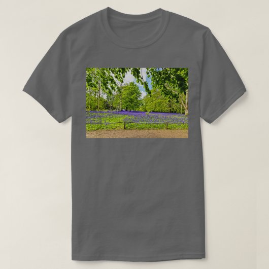 Bluebells At Enys T-shirt (Design voorkant)