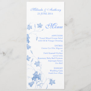 Bluebells - Blauw menu