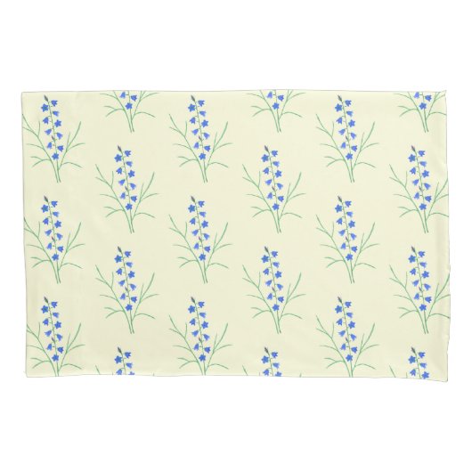 Bluebells Bord geel std kussen Hoesje Kussensloop (Voorkant)