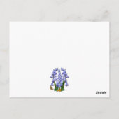 BLUEBELLS ~ Briefkaart (Achterkant)