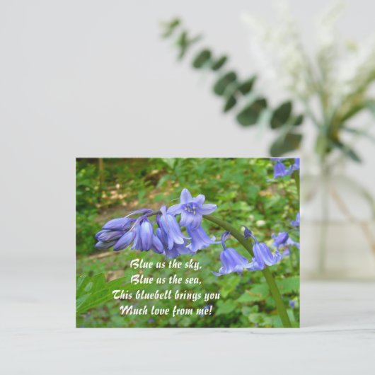 BLUEBELLS ~ Briefkaart # 3 (Staand voorkant)