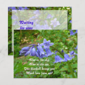 BLUEBELLS ~ Briefkaart # 3 (Voorkant / Achterkant)