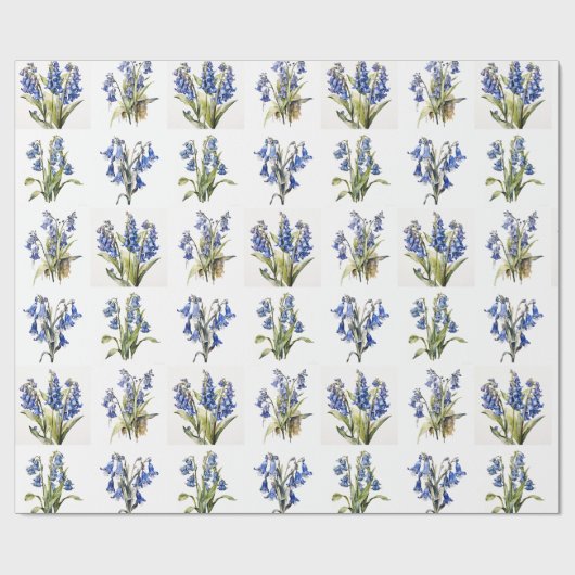 Bluebells Cadeaupapier (Vlak)