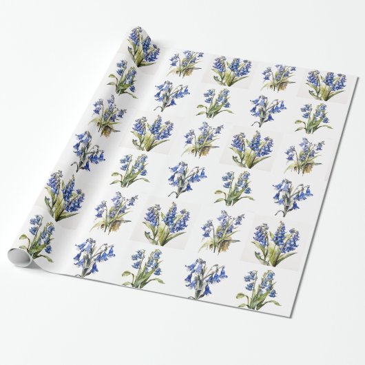 Bluebells Cadeaupapier (Uitgerold)