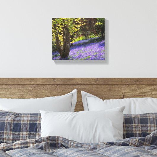 Bluebells Canvas Afdruk (Insitu (Slaapkamer))