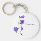 Bluebells florals white sleutelhanger (Voorkant)