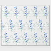 Bluebells grote print inpakpapier (Vlak)