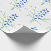 Bluebells grote print inpakpapier (Hoek)