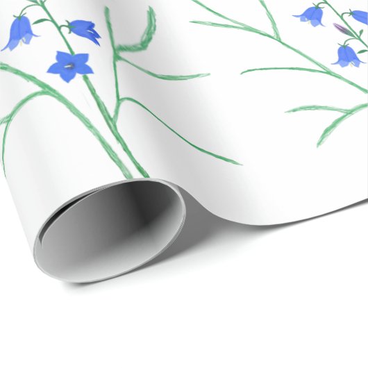 Bluebells grote print inpakpapier (Rol Hoek)
