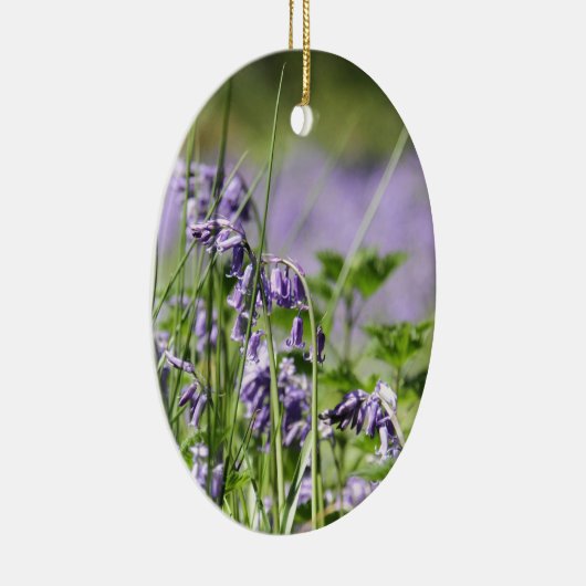 Bluebells in Engeland Keramisch Ornament (Rechts)