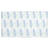 Bluebells Kussen Hoesjes Wit King Maat Kussensloop (Voorkant)