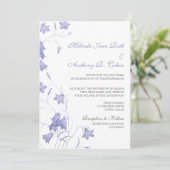 Bluebells - Lavender 5x7 Weddenschap Kaart (Staand voorkant)
