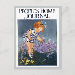 "BLUEBELLS "N BUTTERFLIES" SUMMER GARDEN BRIEFKAART