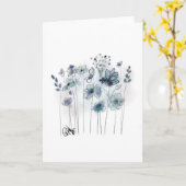 Bluebells Notecard Kaart (Gele Bloem)