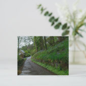Bluebells on Eastwood Lane Briefkaart (Staand voorkant)