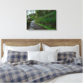 Bluebells on Eastwood Lane Canvas Afdruk (Insitu (Slaapkamer))