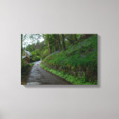 Bluebells on Eastwood Lane Canvas Afdruk (Voorkant)