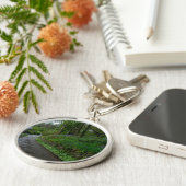 Bluebells on Eastwood Lane Sleutelhanger (Zijkant)