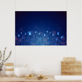 Bluebells Poster (Keuken)