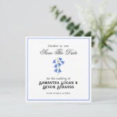 Bluebells Save The Date Huwelijk (Staand voorkant)