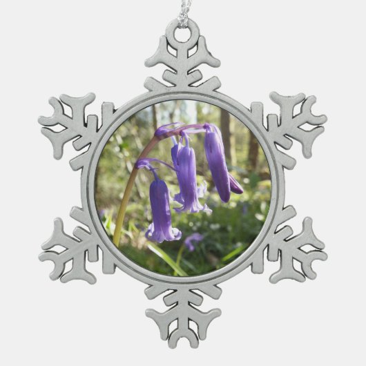 Bluebells Snowflake Ornament (Voorkant)