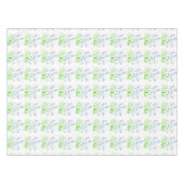 Bluebells Spring floral waterverf paarse rustige Tafelkleed (Voorkant (Horizontaal))