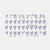Bluebells stoffen patroon. bedankdoosjes (Uitgevouwen)